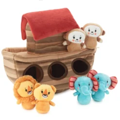 Hallmark Noah's Ark And Animals Plush Playset, 7 Pieces -Hallmark Toys Shop Noahs Ark and Animals Plush Toy 1KFA2015 04