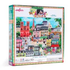 Eeboo Paris In A Day 1000-Piece Jigsaw Puzzle -Hallmark Toys Shop Paris in a Day 1000Piece Jigsaw Puzzle PZTPD2 03