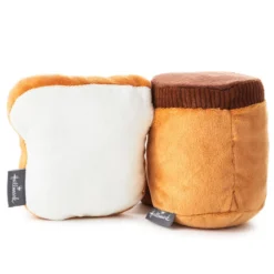 Hallmark Better Together Peanut Butter And Jelly Magnetic Plush, 5" -Hallmark Toys Shop Peanut Butter Jar and Bread With Jelly Magnetic Plush 1KID1641 03