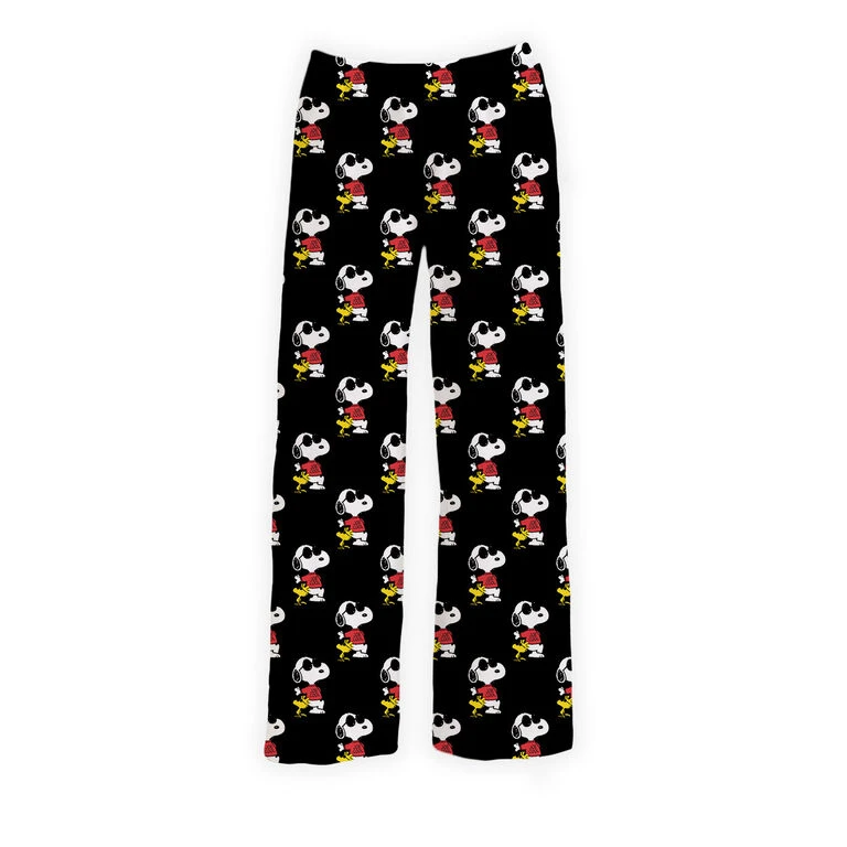 Peanuts Joe Cool Snoopy Lounge Pants, Small 2 Peanuts Joe Cool Snoopy Lounge Pants, Small - Image 2