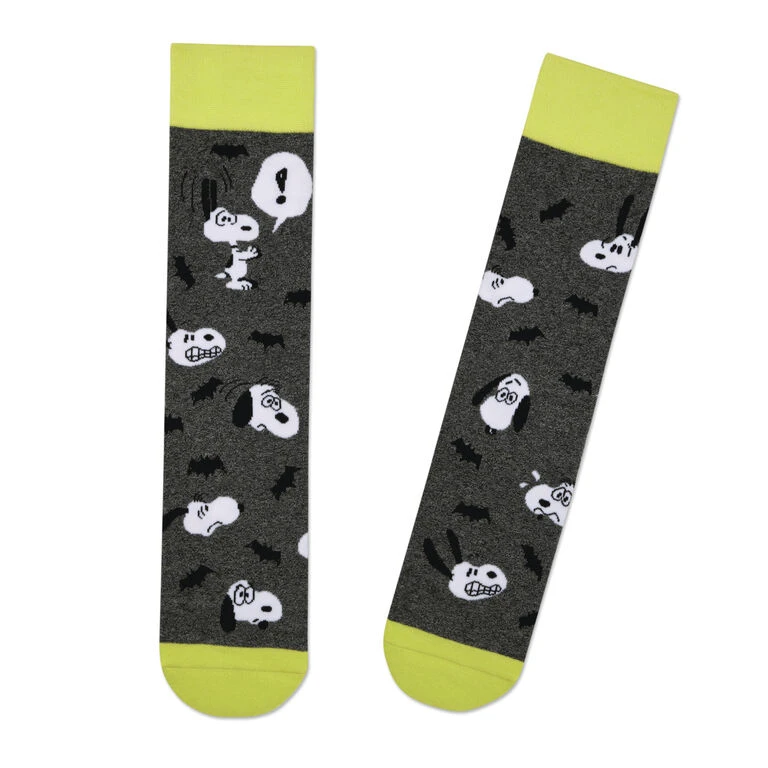 Hallmark Peanuts® Scared Snoopy Halloween Crew Socks 1 Hallmark Peanuts® Scared Snoopy Halloween Crew Socks
