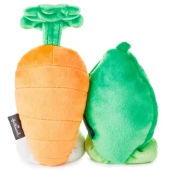 Hallmark Better Together Peas And Carrot Magnetic Plush, 4.5" -Hallmark Toys Shop Peas and Carrot Magnetic Plush 1KET2011 03