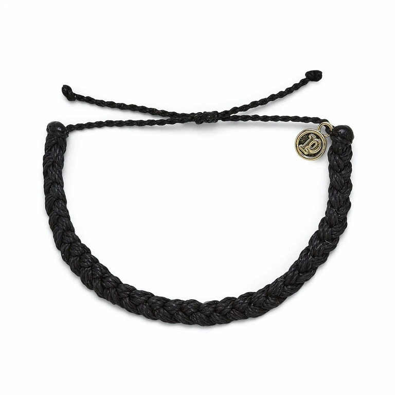 Pura Vida Black Braided Bracelet 1 Pura Vida Black Braided Bracelet