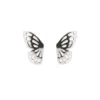Pura Vida Fly Away Butterfly Wings Silver Stud Earrings