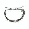 Pura Vida Black And Silver Celestial Malibu Bracelet