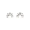 Pura Vida Chasing Rainbows Silver Stud Earrings