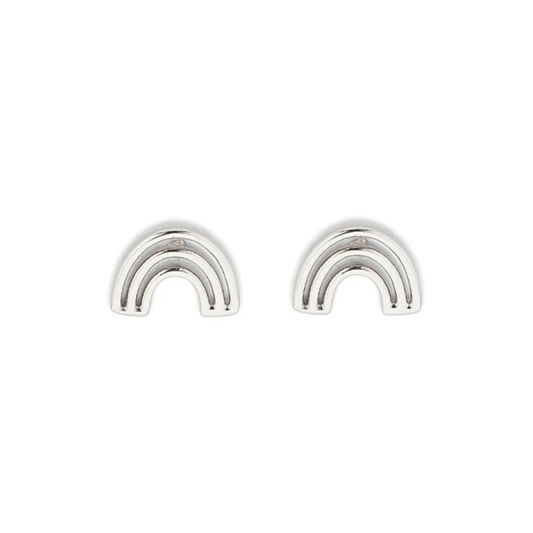 Pura Vida Chasing Rainbows Silver Stud Earrings 1 Pura Vida Chasing Rainbows Silver Stud Earrings