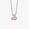 Pura Vida Minnie Mouse Pendant Silver Necklace, 18"