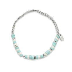 Pura Vida Sealife Beaded Silver Stretch Bracelet