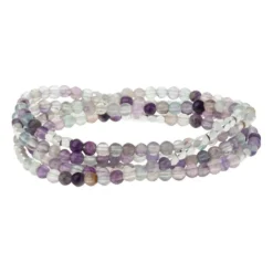 Fluorite Stone Of Brilliance Beaded Wrap Jewelry
