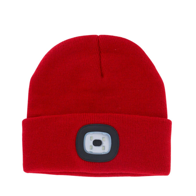 Red Night Scope Rechargeable LED Beanie Hat 1 Red Night Scope Rechargeable LED Beanie Hat