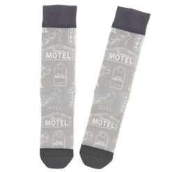 Hallmark Schitt's Creek® Rosebud Motel Novelty Crew Socks