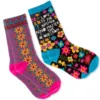 Natural Life Love Is The Answer Boho Crew Socks, Set Of 2