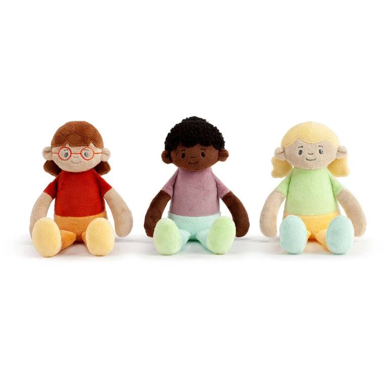 Demdaco Hopeful Rainbows Girl Dolls, Set Of 3 1 Demdaco Hopeful Rainbows Girl Dolls, Set Of 3
