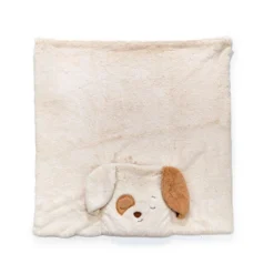 Bunnies By The Bay Skipit Puppy Tuck Me In Blanket, 28" 5 Bunnies By The Bay Skipit Puppy Tuck Me In Blanket, 28" -Hallmark Toys Shop Skipit Puppy Beige Tuck Me In Blanket 101073 03