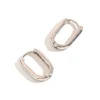 Howard's Jewelry Small Link Silver Huggie Hoop Earrings