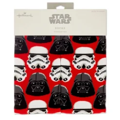 Hallmark Star Wars™ Darth Vader™ And Stormtrooper™ Helmet Novelty Crew Socks -Hallmark Toys Shop Star Wars Darth VaderStormtrooper Crew Socks 1SHP2162 04