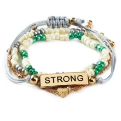 Hallmark Strong And Courageous Bracelets, Set Of 4