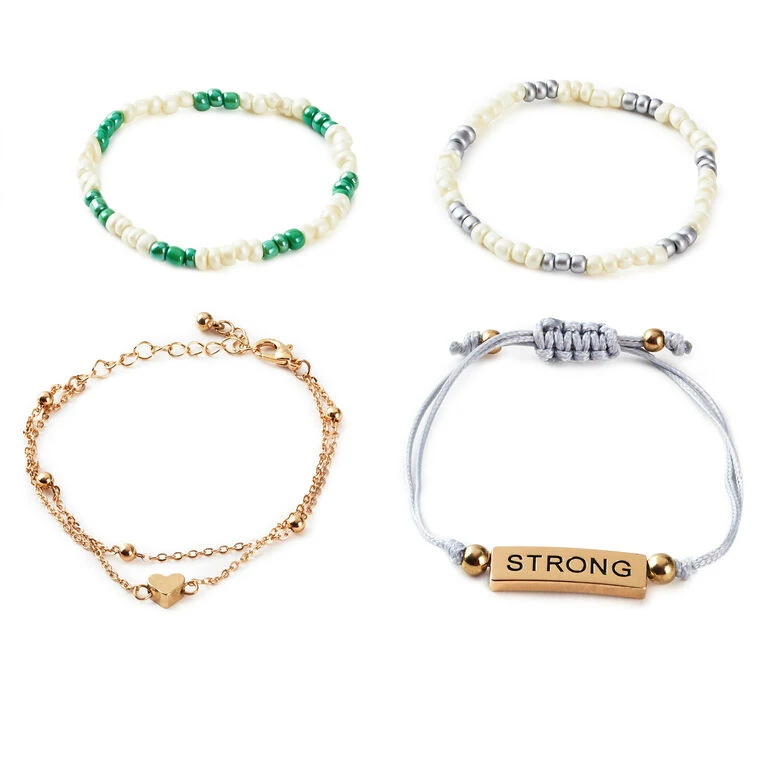 Hallmark Strong And Courageous Bracelets, Set Of 4 2 Hallmark Strong And Courageous Bracelets, Set Of 4 - Image 2
