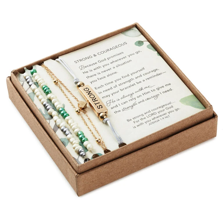 Hallmark Strong And Courageous Bracelets, Set Of 4 3 Hallmark Strong And Courageous Bracelets, Set Of 4 - Image 3