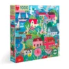 Eeboo Swedish Fishing Village 1000-Piece Jigsaw Puzzle