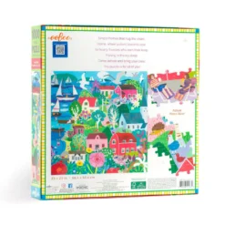 Eeboo Swedish Fishing Village 1000-Piece Jigsaw Puzzle -Hallmark Toys Shop Swedish Fishing Village 1000Piece Jigsaw Puzzle PZTSWD 03