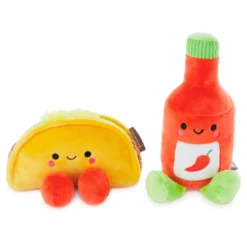 Hallmark Better Together Taco And Hot Sauce Magnetic Plush, 5" -Hallmark Toys Shop Taco and Hot Sauce Magnetic Plush 1KID2088 03