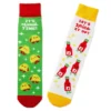 Hallmark Tacos And Hot Sauce Better Together Funny Crew Socks