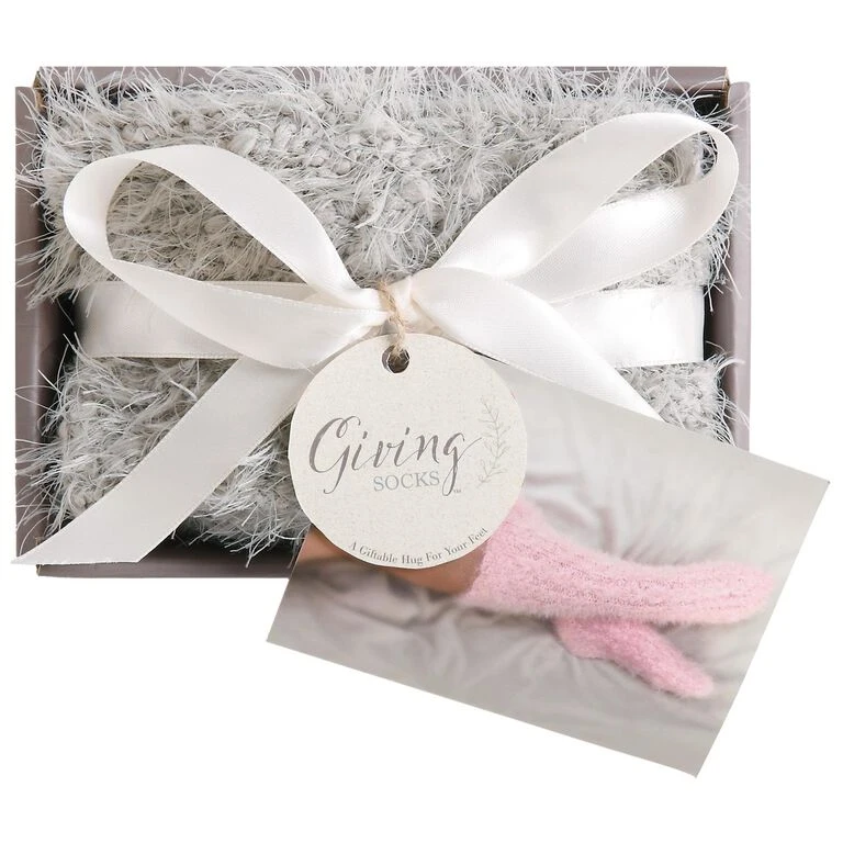 Taupe Giving Socks 1 Taupe Giving Socks