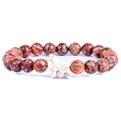 Fahlo Sahara Stone Lion Excursion Bracelet