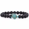 Fahlo Lava Stone Turtle Journey Bracelet