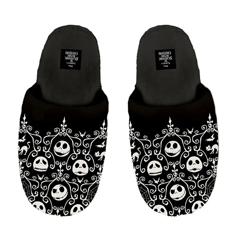 Hallmark Disney Tim Burton's The Nightmare Before Christmas Slippers With Sound, Small/Medium 1 Hallmark Disney Tim Burton's The Nightmare Before Christmas Slippers With Sound, Small/Medium