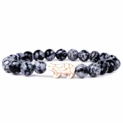 Fahlo Papillae Stone Polar Bear Venture Bracelet