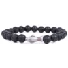 Fahlo Lava Stone Shark Voyage Bracelet