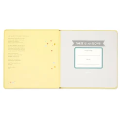 Hallmark Three Is Awesome! Birthday Book 6 Hallmark Three Is Awesome! Birthday Book -Hallmark Toys Shop Three Is Awesome Birthday Book 1BOK1518 03