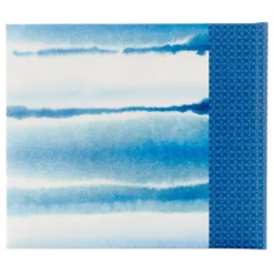 Hallmark Blue Shibori Print Guest Book -Hallmark Toys Shop Tie Dye Blue Guest Book 1EDY3150 04