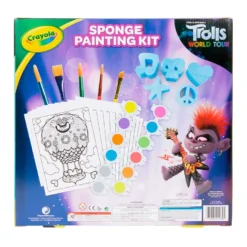 Crayola® Trolls Washable Sponge Painting Kit, 35+ Pieces 5 Crayola® Trolls Washable Sponge Painting Kit, 35+ Pieces -Hallmark Toys Shop Trolls Washable Sponge Paint Kit 11CRA2048 03