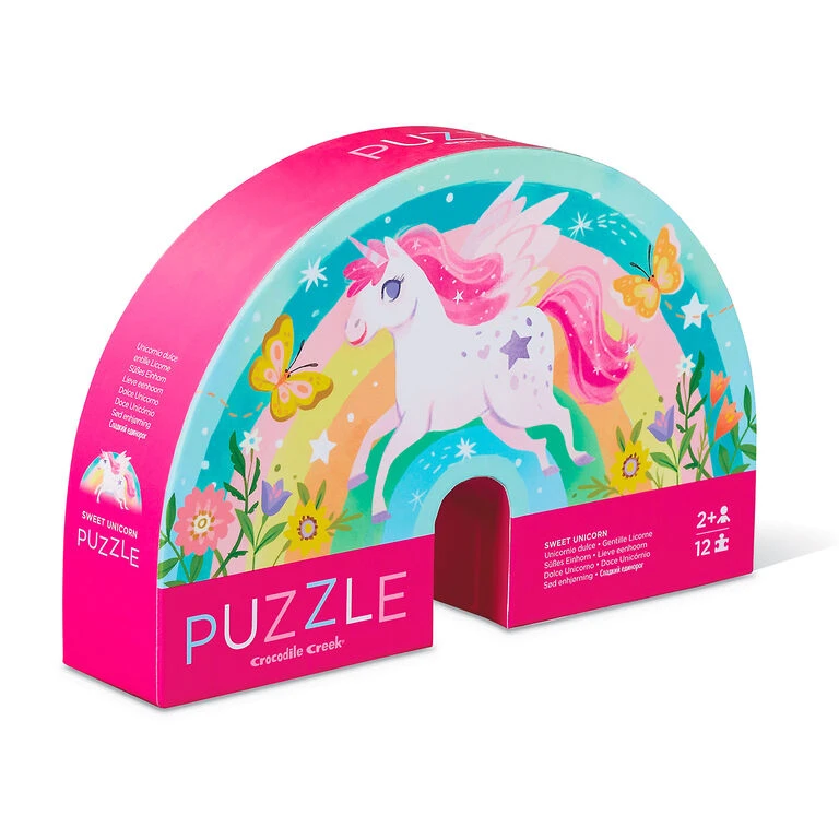 Crocodile Creek Sweet Unicorn 12-Piece Puzzle 1 Crocodile Creek Sweet Unicorn 12-Piece Puzzle