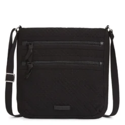 Vera Bradley Triple Zip Hipster In Classic Black