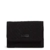 Vera Bradley RFID Riley Compact Wallet In Classic Black