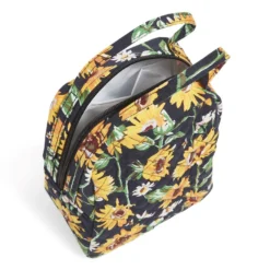 Vera Bradley Lunch Bunch Bag In Sunflowers -Hallmark Toys Shop Vera Bradley Black Sunflower Lunch Bag 3620013063 03