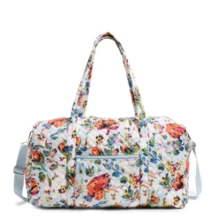Vera Bradley Large Travel Duffel In Sea Air Floral