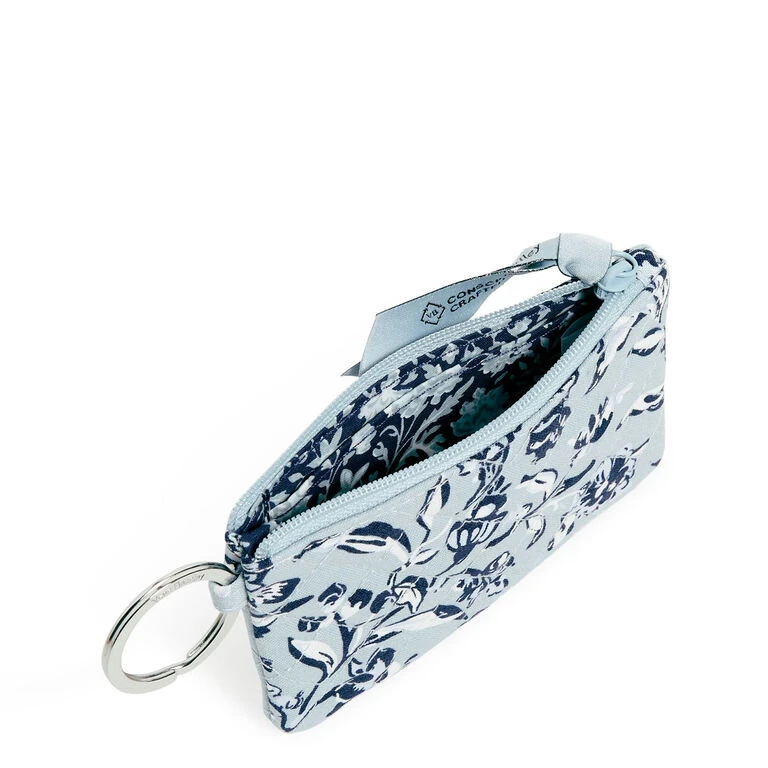 Vera Bradley Zip ID Case In Perennials Gray 3 Vera Bradley Zip ID Case In Perennials Gray - Image 3