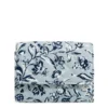 Vera Bradley RFID Riley Compact Wallet In Perennials Gray