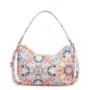Vera Bradley Frannie Crescent Crossbody Purse In Enchanted Mandala