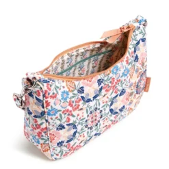 Vera Bradley Frannie Crescent Crossbody Purse In Enchanted Mandala -Hallmark Toys Shop Vera Bradley Multicolor Floral Crossbody Bag 3723816152 03