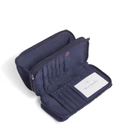 Vera Bradley RFID All-in-One Crossbody In Classic Navy 5 Vera Bradley RFID All-in-One Crossbody In Classic Navy -Hallmark Toys Shop Vera Bradley Navy Blue Crossbody Purse 26953219 03