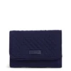 Vera Bradley RFID Riley Compact Wallet In Classic Navy