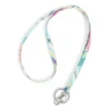 Vera Bradley Lanyard In Pastel Plaid