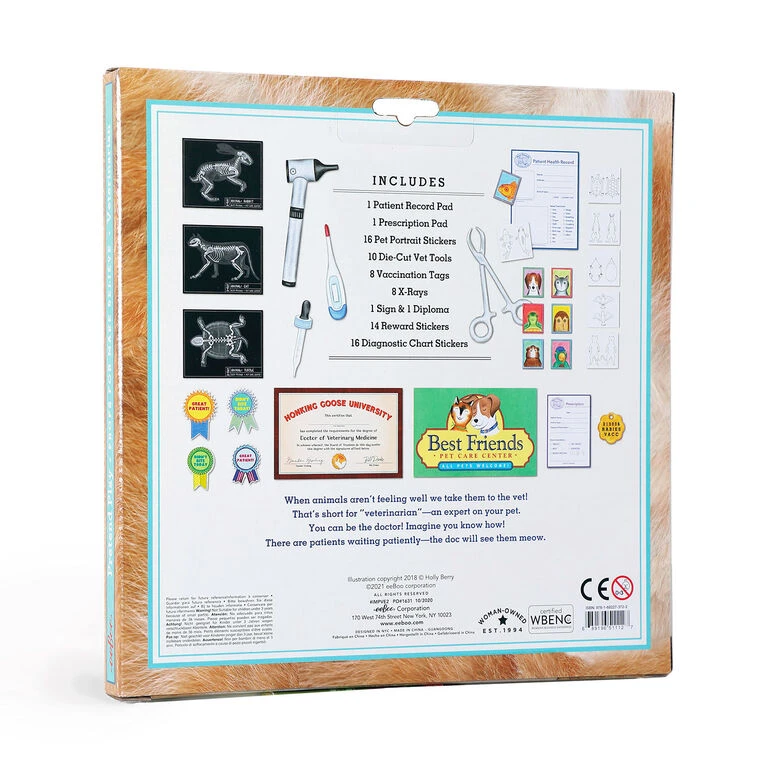 Eeboo Veterinarian Pretend Play Set 3 Eeboo Veterinarian Pretend Play Set - Image 3